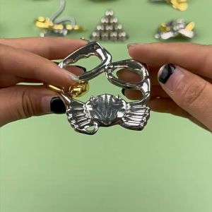 Mainan Sulap Trik / Unlock Kunci Puzzle Metal / Magic Lock / Brain Teaser Mainan Edukasi Anak