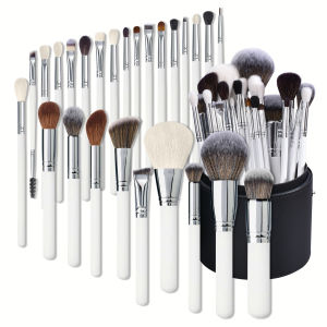 New 16/26 Pcs Wooden Handle Makeup Brushes Set Foundation Blush Concealer Eyeshadow Eyebrow Powder Brush Make Up Beauty Tools