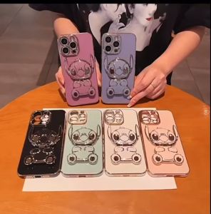 เคส สติชกระจก ขาตั้ง หมุนได้ 360องศา สำหรับรุ่น OPPO A3S A83 A5S A7 A12 F9A76 A96 A31 เคสฝาหลังนิ้ม กันกระเเทรก การ์ตูน น่ารัก