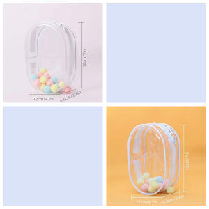 Aitemay Aespa Fluffy Club 18cm Vinyl Doll Storage Bag PVC Transparent Dustproof Protective Case for Plush Doll Portable for Outing Display