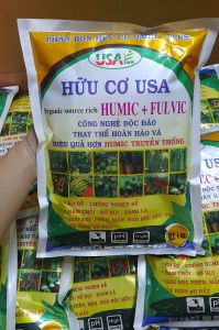 HUMIC FULVIC HỮU CƠ USA - HUMIC VẢY CAO CẤP GÓI 1KG - PHÂN BÓN KÍCH RỄ XANH LÁ TĂNG TRƯỞNG CÂY TRỒNG