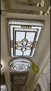 [RẺ - ĐẸP] Đèn ốp trần led pha lê trang trí phòng khách phòng ngủ HÂN BÁCH