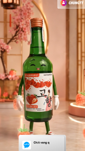 Gohyang Soju vị dâu tây 12% VOL 360ML