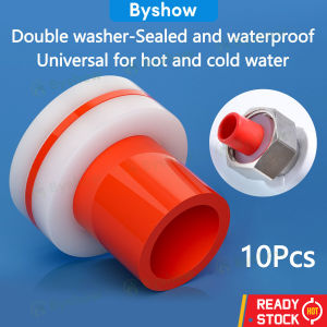 Byshow 10Pcs  Silicone rubber washer ring Creative Faucet PPR Pipe Plugs Leak proof Sealing Gaskets Tape Free Triangle Valve Prevent Dripping Sealed Ring water tap rubber stopper plumbing accessories faucet toilet rubber seal gasket