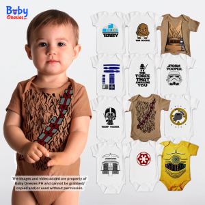 Baby Onesies PH Star Space Wars Galaxy Characters Baby Clothes 0-12 Months Newborn Cotton Baby Boy Baby Girl Bodysuit