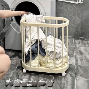 Giỏ Lưu Trữ Nhà Có Bánh Xe Dung Lượng Lớn Chống Thấm Nước