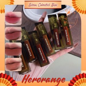 Son Kem Nhung Lì HERORANGE Floating Fog Naked HR274 Vỏ Đá Xanh Latte Mềm Mướt Nội Địa Trung