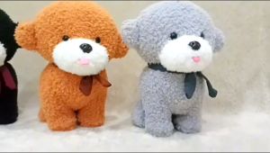 Dreamtoys96 Boneka Hewan Anjing Puppy Sit Animal Dog Puppy Cute