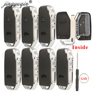 jingyuqin Remote Car Key Shell For Kia Sportage Niro Ceed Sorento Cerato Forte Seltos Telluride 2017-2025 Smart Fob Case Holder