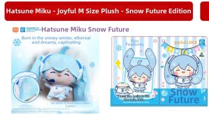 Hatsune Miku Long Swinging Pigtails Plush Toy