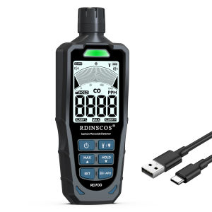 Gas Detector 0-1000ppm for Safety Monitoring CO Meter Carbon Monoxide Detector