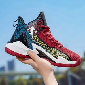 Breathable Basketball Shoes Training Sports Sneakers for Boys And Girls Mesh Uppers Durable Rubber Outsoles for Indoor And Outdoor Use
