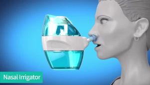Nasal Irrigator 360° Clean Nasal Cavity Nose Get the Dunk Out Keep the Nasal Cavity Clean and Healthy Electric Nose Cleaner