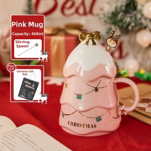 Aesthetic Ceramic Christmas Tree Mug