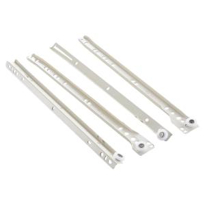GUTE | Durable Thickening White Two-part Sliding Rail