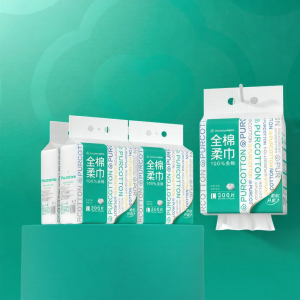 Purcotton | Hanging Large Capacity Pure Cotton Disposable Facial Wipes