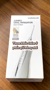 Thanh Lý Máy tăm nước không dây LocknLock ENR166GRY 300ml