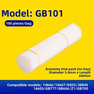 deli | Financial Transparent Plastic Nylon Riveting & Binding Tubes