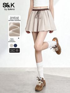 BALENO | Lace Color Block High Waist Slimming Skater Mini Skirt