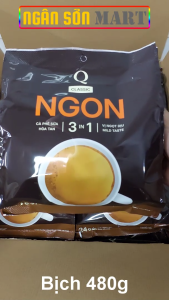 Cà phê sữa Ngon Trần Quang bịch 480g (24 gói nhỏ 20g)