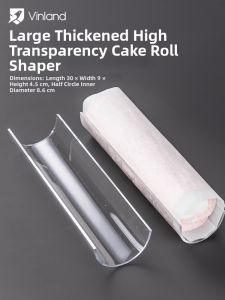 Vinland | Swiss Roll Mousse Matcha Long Round Silicone Mold