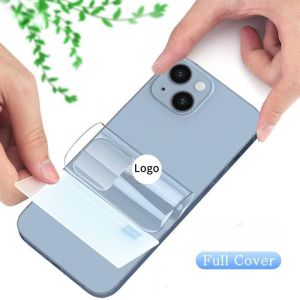 For iPhone 16 15 14 13 Pro Plus Mini Max HD Anti-Fingerprint Anti peeping Hydrogel Protector+lens film