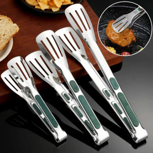7/9/12Inch chống trượt Thép Không Gỉ Kẹp gắp thực phẩm Thịt Salad kẹp bánh mỳ Nướng Thịt Nướng Tự Chọn Kẹp dụng cụ nấu ăn phụ kiện nhà bếp
