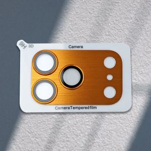 Anti-fingerprint Armor Camera Lens Protector for iPhone 17 Pro 17 Pro Max Aluminum Metal Ring Lens Tempered Glass Film Case Cap