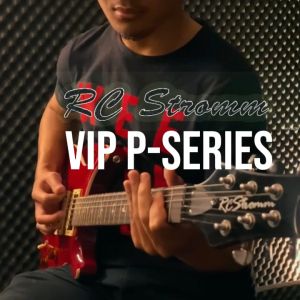 VIP P-Series Electric Guitar Double Humbucker (HH) with Tremolo (RCStromm) 6 tali besi gitar lektrik elektrik pakej set