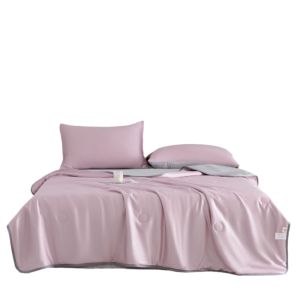 KAMONI | Cool Ice Silk Summer Quilt Machine Washable Single Person Thin Quilt