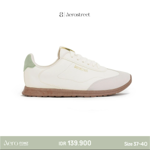 Aerostreet 37-40 Verona Coklat Muda Natural Hijau - Sepatu Sneakers Wanita