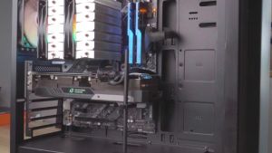 Gpu Holder Vga Holder Hitam Aluminium Bracket Vga Graphic Card Stander Standing