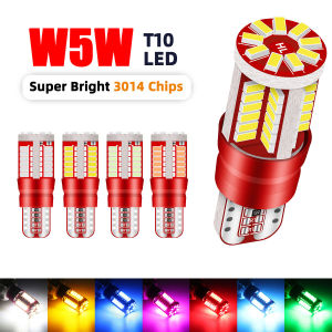 KEVANLY | 2pcs T10 W5W LED CANBUS No Error 12V Car Side Interior Lights 168 194 3014 SMD Car Clearance Reading Parking Lights Dome Lamp