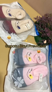 Sepatu Bayi Prewalker Import / Kaos Kaki Bayi A2 - Little Monster