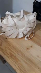 BJ61735 - BLACK/COFFEE/GREEN/KHAKI/WHITE - TAS SLEMPANG OVAL JINJING TOTEBAG HANDBAG TAS WANITA FASHION IMPORT MODIS ELEGAN TERMURAH TERLARIS TERBARU BAGSTORE JAKARTA TAS BATAM ZCJ1735