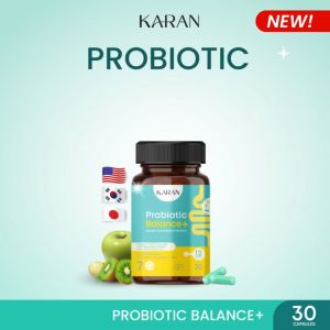 KARAN Probiotic (เพื่อรูปร่างที่ดี+ลดปัญหาผิว)โพรไบโอติก12สายพันธุ์+พรีไบโอติก3+Fiber3+Zinc