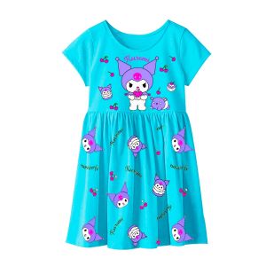 Kuromi Daster/Dress kuromi anak perempuan 2-6 tahun
