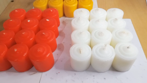 Lilin Hotel Lilin Kecil Hias Tanpa Aroma Isi 12Pcs