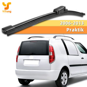 Yitong Fit For Skoda Praktik 2006-2013 Rear Wiper Blade Replacement Natural Rubber Strip Smooth Silent Streak Free Auto Parts