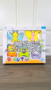 Mainan Newborn Mainan Kerincing Bayi Baby Rattle Animal 5 in 1 Kidu Toys