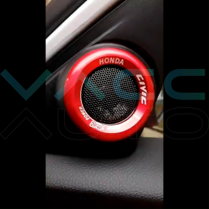 Honda Civic FC 10th Side A Pillar Tweeter Speaker Ring Trim Cover Aluminum 2016-2021 Civic 10th FC FK TBA TEA Vaccauto Accessories