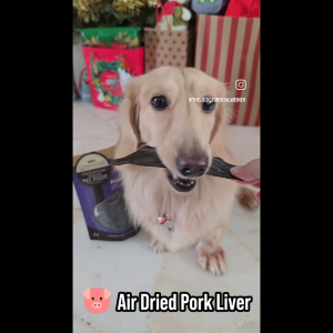 OMAKASE AIR DRIED Pork Liver Dog & Cat Single Ingredient Dehydrated Pet Treats