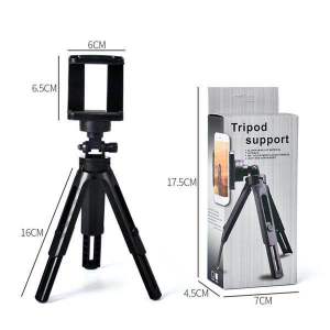 Mini Tripod Multi-angle Flexible Stand Holder Non-slip 360 degree Rotate Light & Portable For Phone Camera