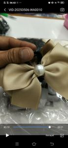 JEPIT RAMBUT KOREA PREMIUM JEDAI PITA BESAR SATIN AKSEN MUTIARA