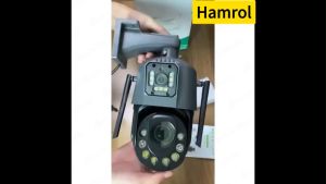 Hamrol 8MP Dual Lens 36X Optical Zoom PTZ WiFi Camera Outdoor Ai Human Detection Two Way Audio CCTV