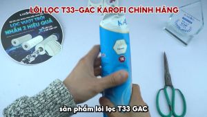 Lõi lọc nước GAC-T33 Karofi chính hãng - Lõi lọc nước khoáng chức năng số 5/6/7/8/9