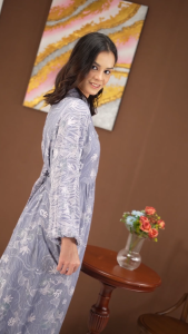 Oriana Homewear Maxi Dress Sorrel Floella Series | Daster Gamis Kekinian Panjang