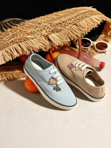 Belle | Collaboration HelloKitty Surf Party Casual Canvas Shoes