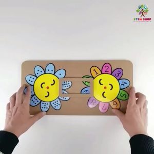 Bộ đồ chơi hỗ trợ dạy toán thú vị cho bé mầm non - trẻ mẫu giáo. Giáo cụ dễ hiểu và tiện lợi cho mẹ và giáo viên STEM 3G