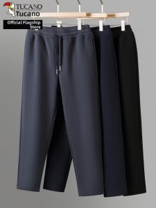 TUCANO | Wool Silk Thermal Straight Long Pants
